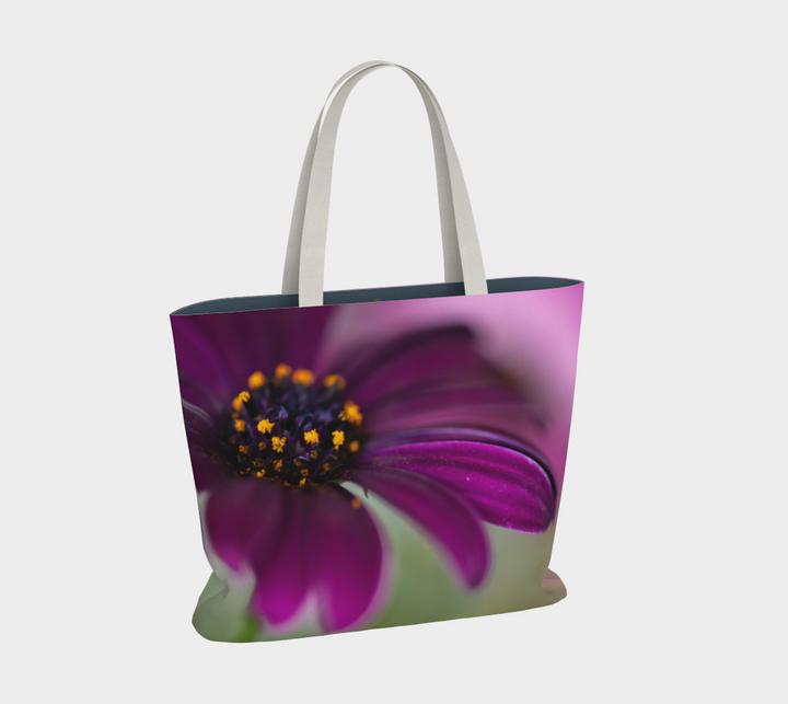Purple Windflower Market Tote