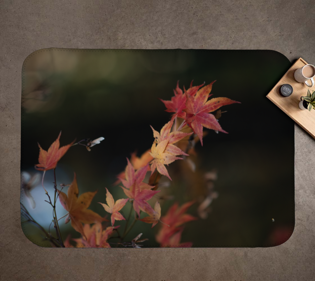 Fall Leaves Minky Blanket