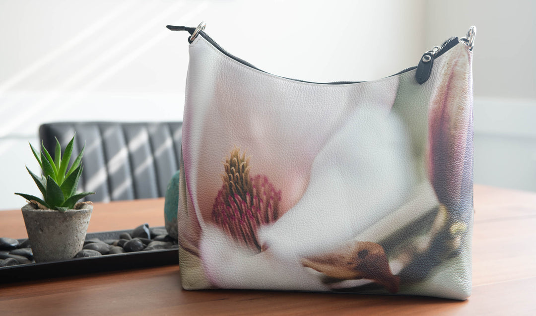 The Magnolia Hobo Bag - Elegant Full-Grain Leather Design