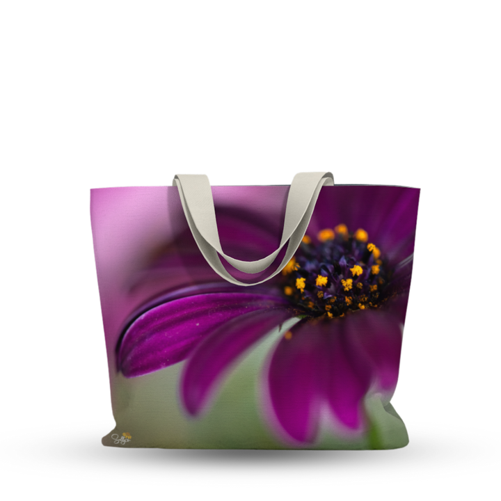 Purple Windflower Market Tote