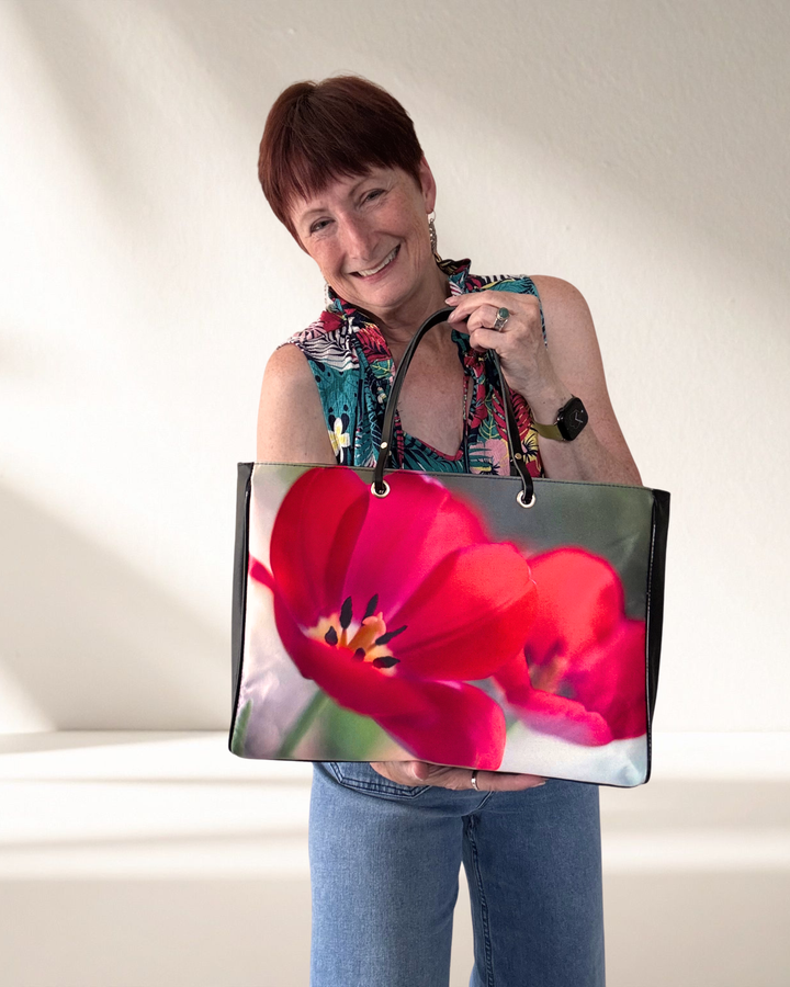 The Tulip Designer Structured Tote
