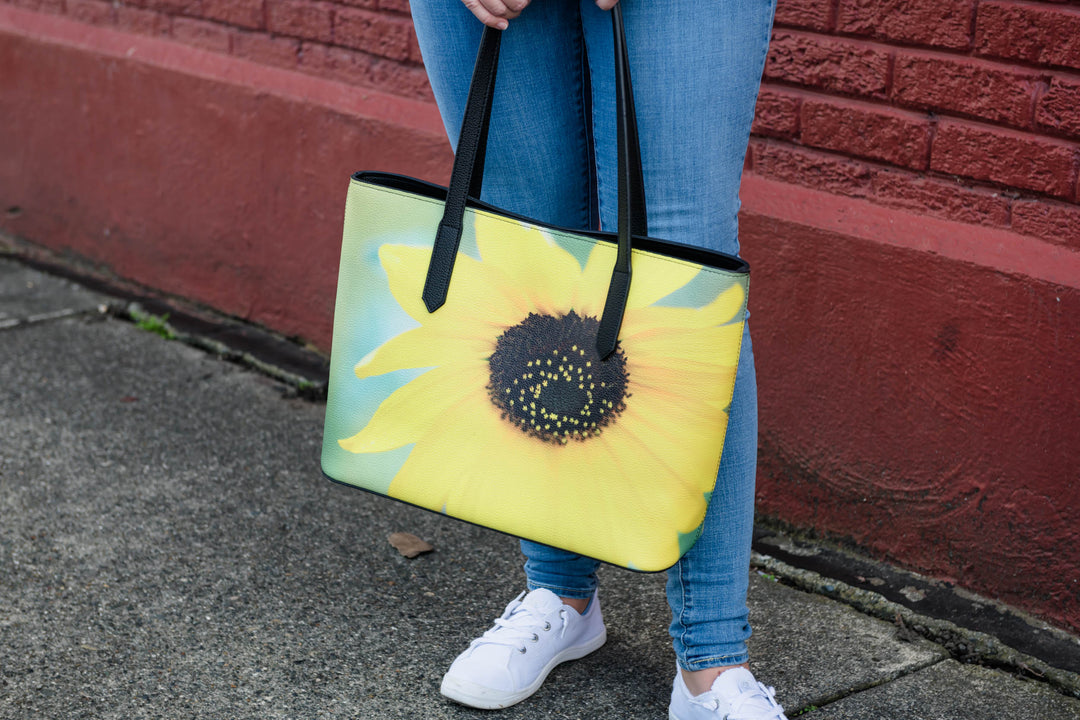 Discontinued Sunflower Vegan Leather Tote