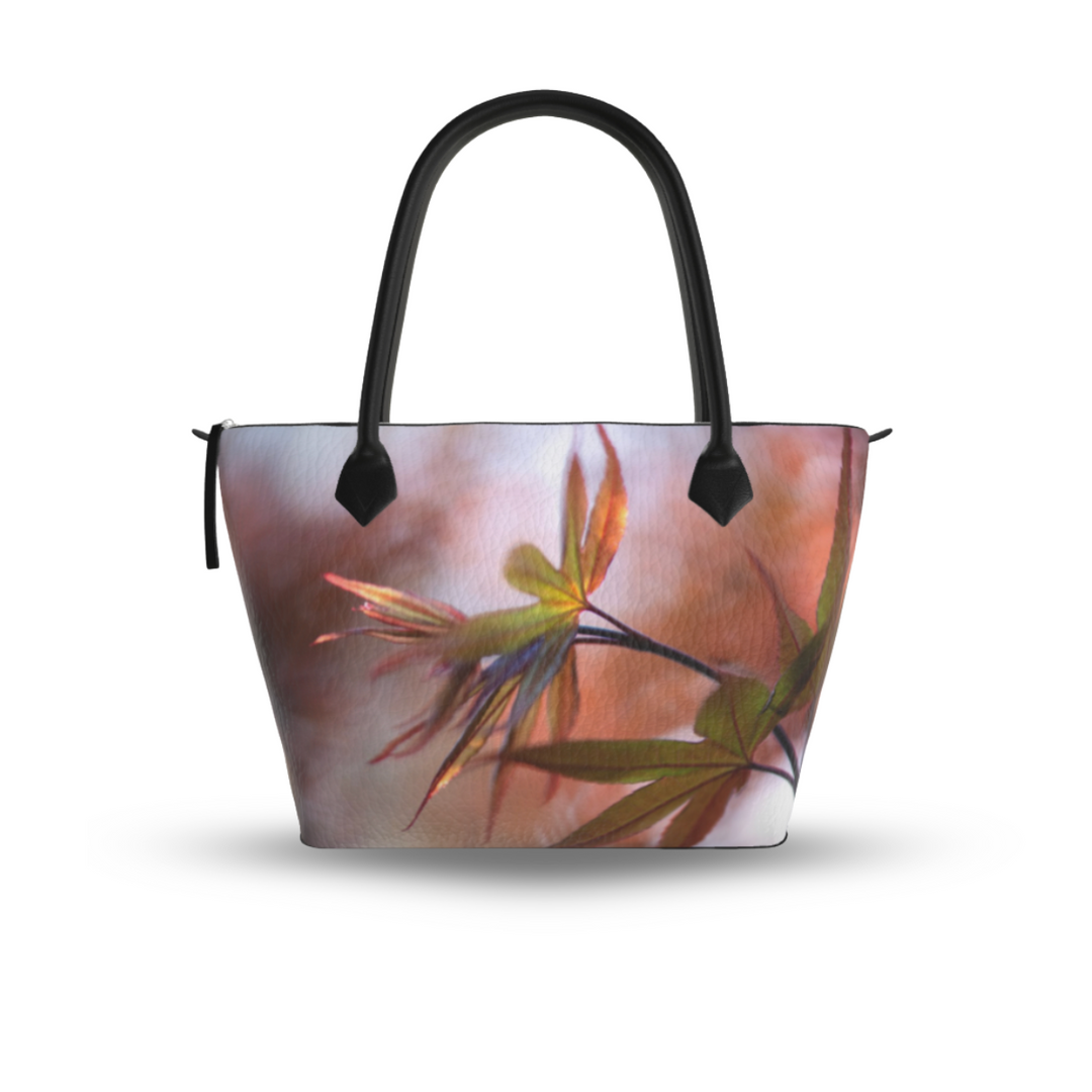 The Japanese Maple Designer Zip Top Bag