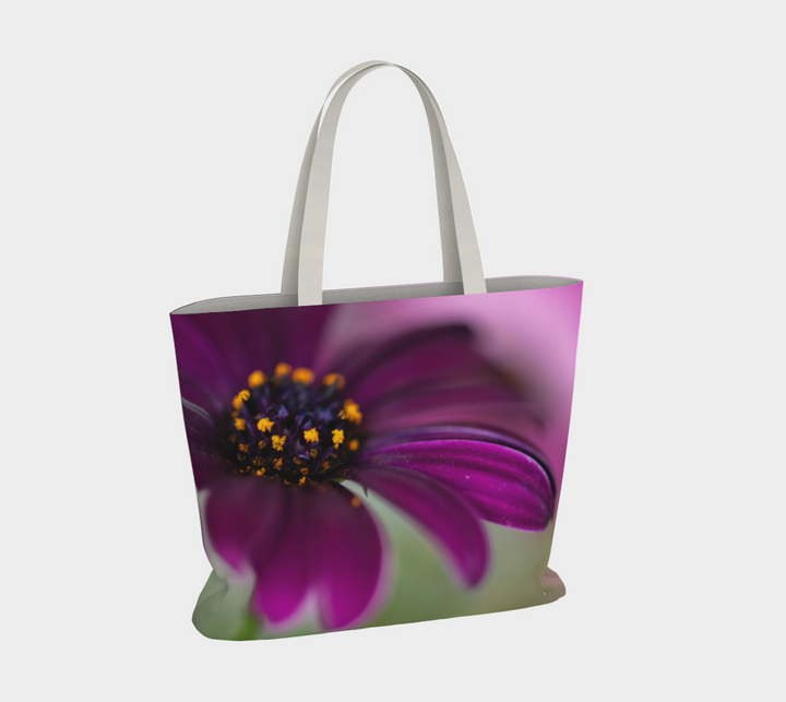 Purple Windflower Market Tote