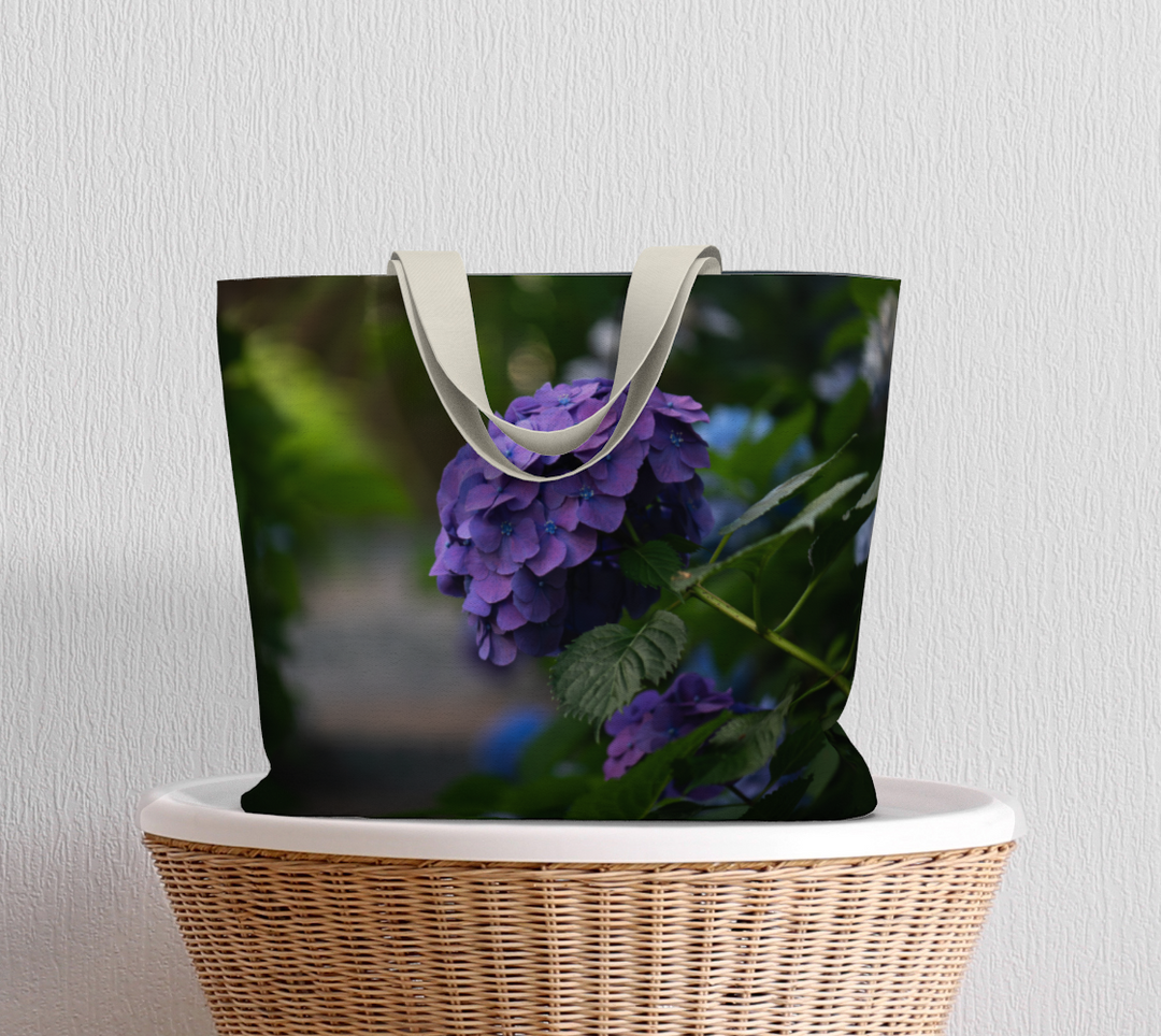 Summer Nights Hydrangea Market Tote.