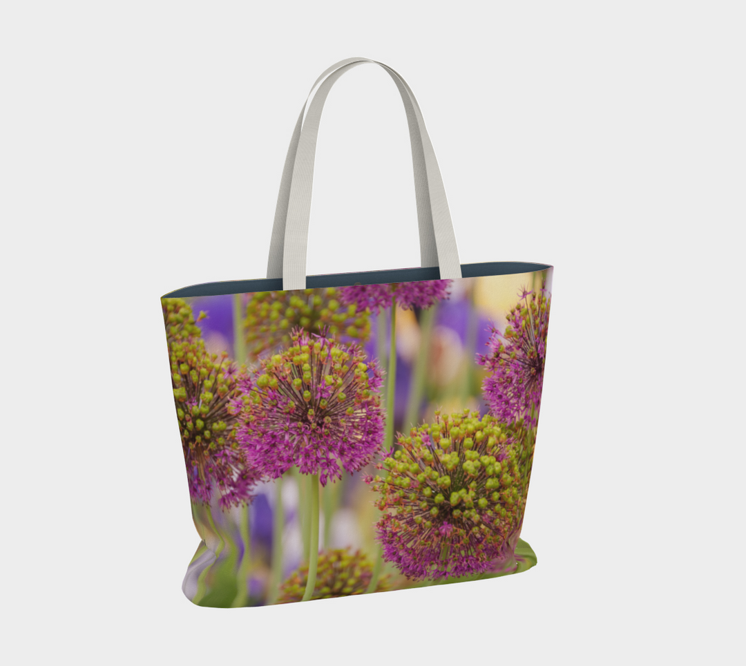 Tote bag of Allium Flowers-Lined